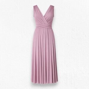 Lulus Mauve Pink Purple Formal Boho Maxi Tricks of the Trade Dress Size Medium